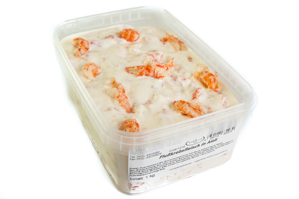 Flusskrebsfleisch-Aioli